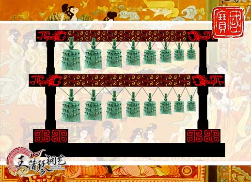 16件晉侯穌青銅編鐘，西周時(shí)期編鐘編磬