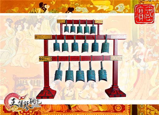 16件套系編鐘、編磬、特鐘、特磬，堂廟祭典用品